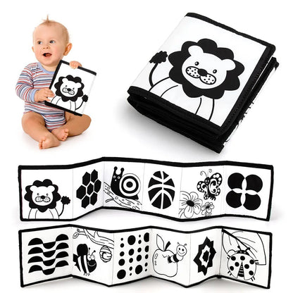 Black and White Soft Sensory Book - teenybuys