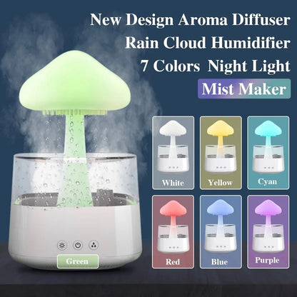 Rain Cloud Humidifier & Essential Oil Diffuser - teenybuys