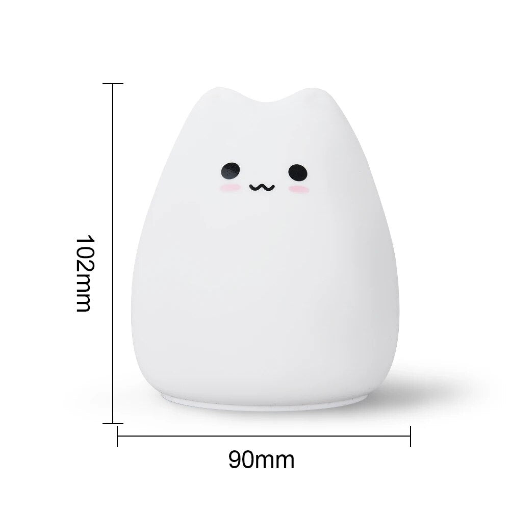 LED Silicone Cat Night Light - teenybuys