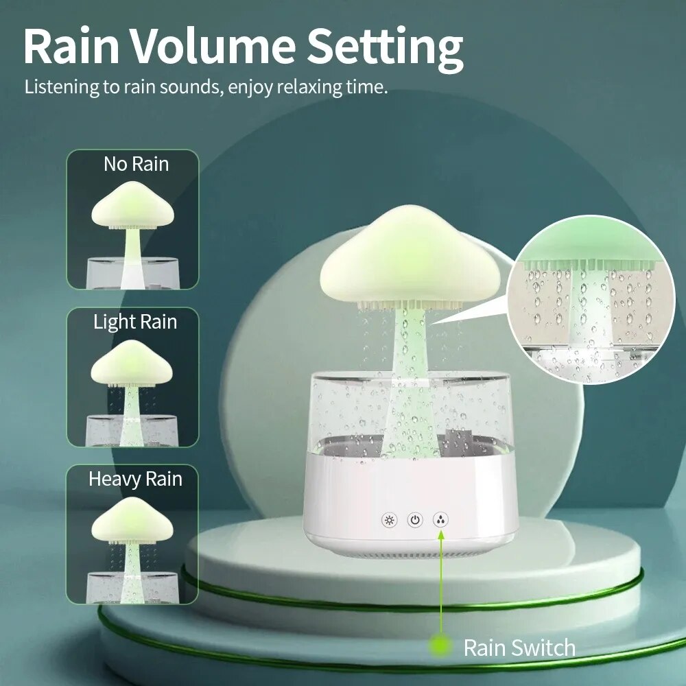 Rain Cloud Humidifier & Essential Oil Diffuser - teenybuys