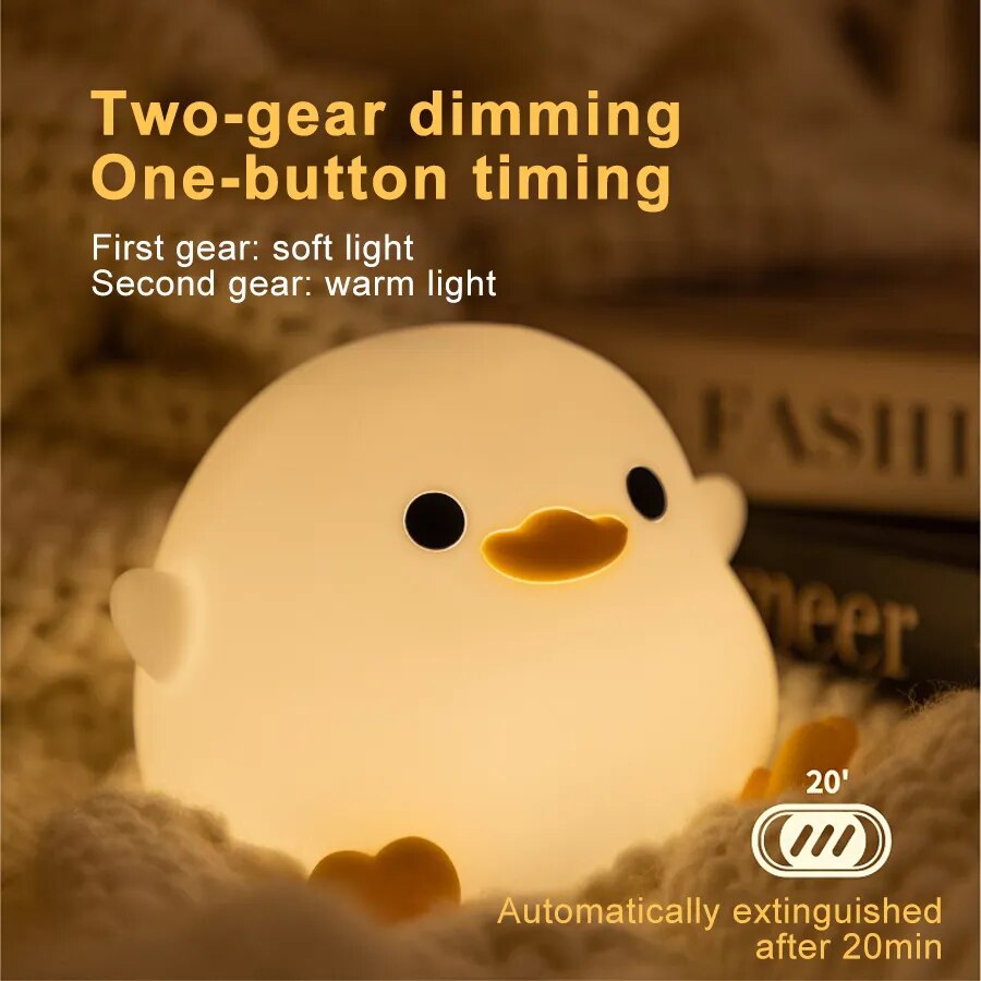 LED Night Light - Duck - teenybuys