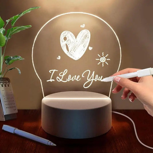 LED Acrylic Note Board - teenybuys