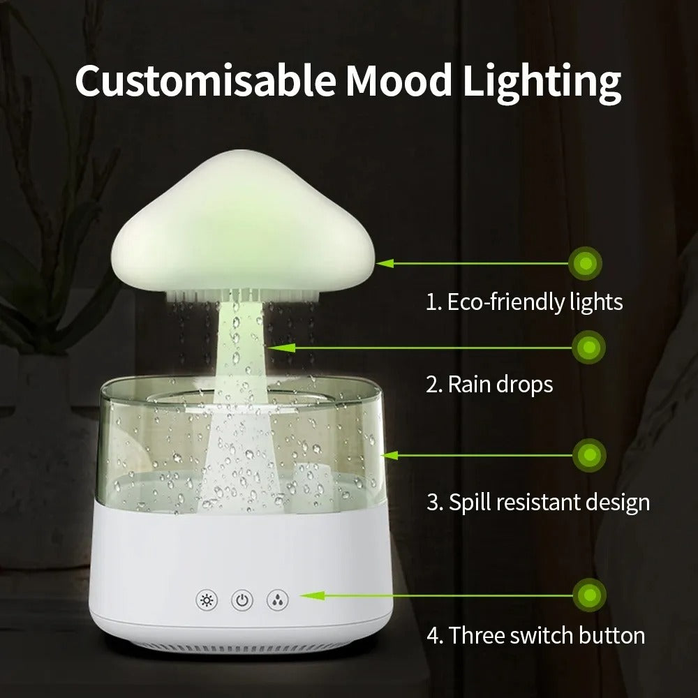 Rain Cloud Humidifier & Essential Oil Diffuser - teenybuys