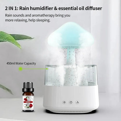 Rain Cloud Humidifier & Essential Oil Diffuser - teenybuys