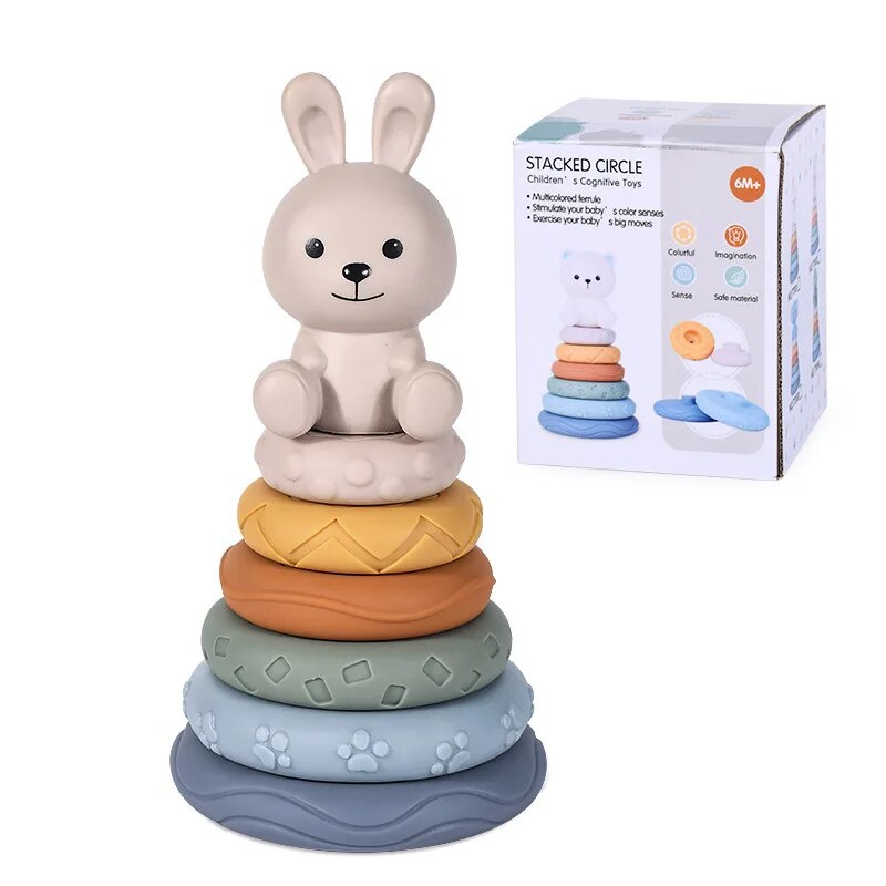 Silicone Stacking Tower - teenybuys