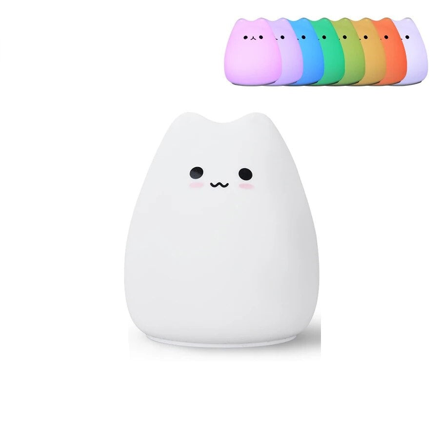 LED Silicone Cat Night Light - teenybuys