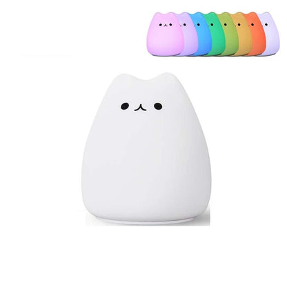 LED Silicone Cat Night Light - teenybuys